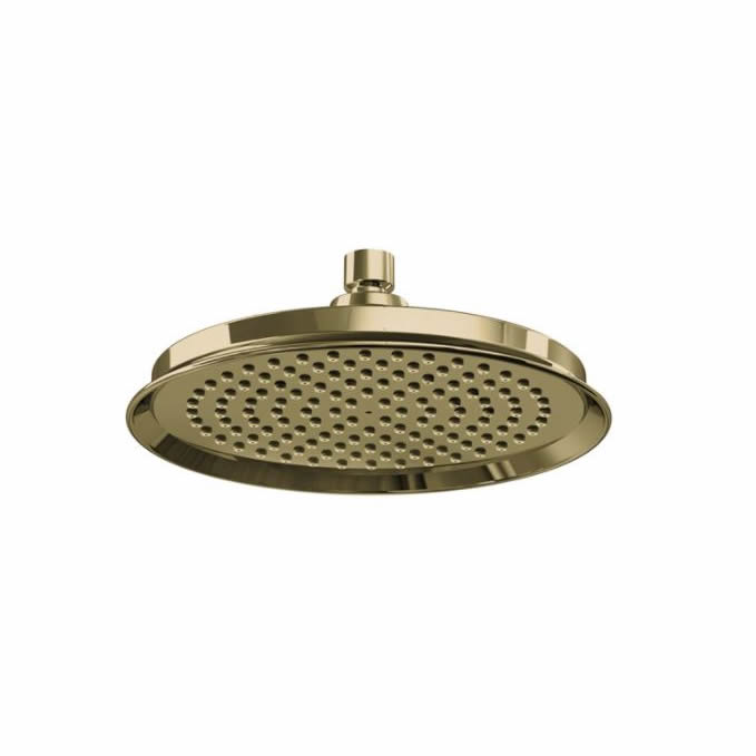9" AirBurst shower head gold